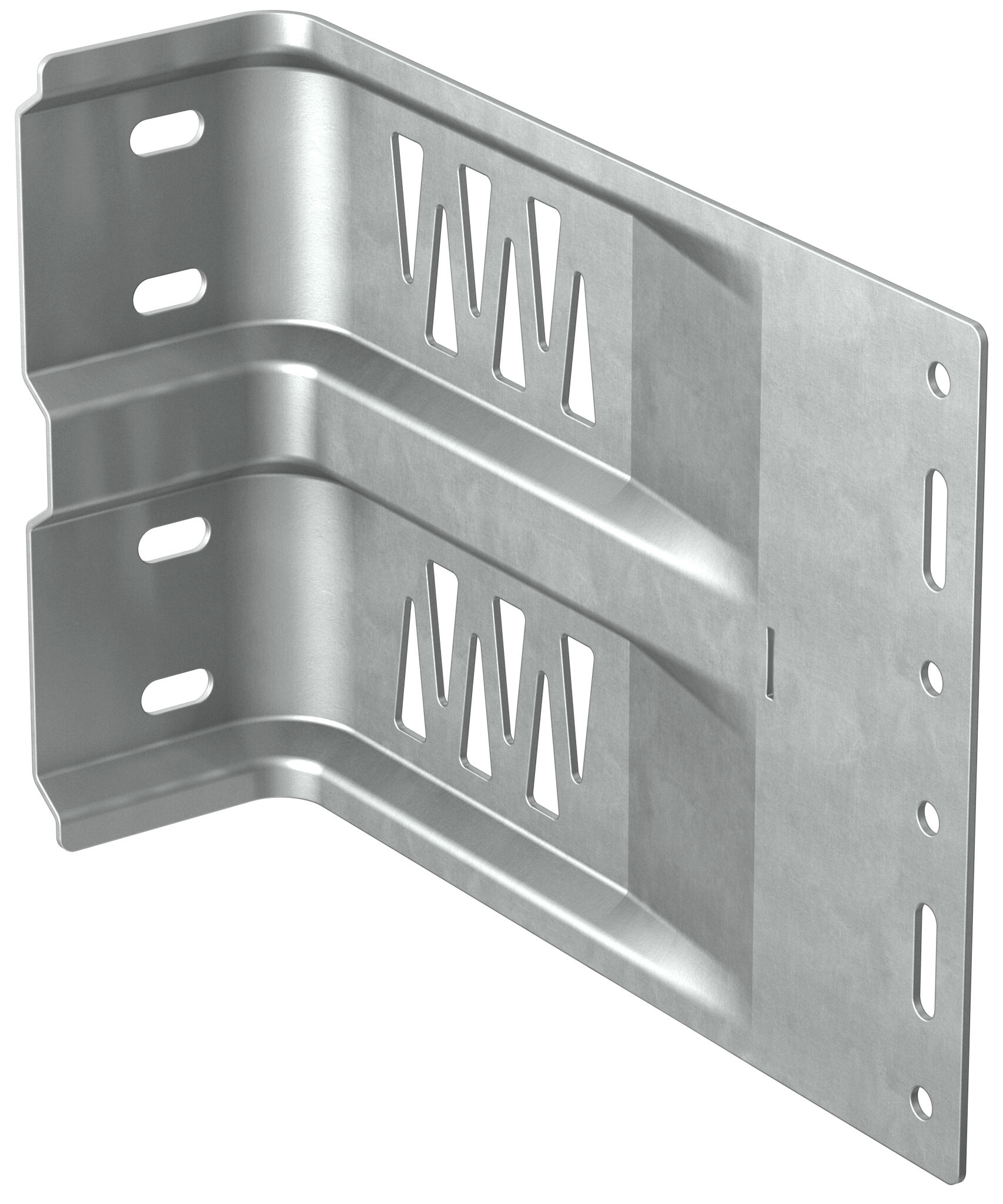 fischer wall holder FLH 140x147x1.5/4x6.6/F-SP R, stainless steel